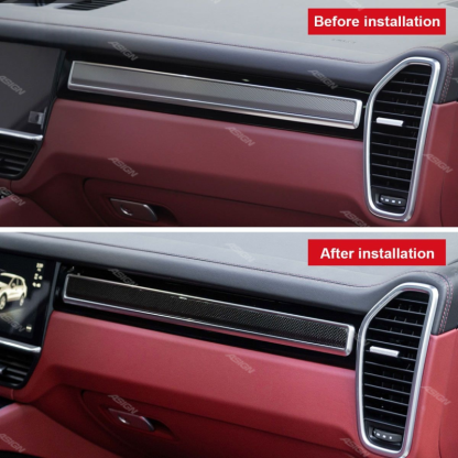 Asign - 2018-2023 for Cayenne 9Y0 9YA E3 Carbon Fiber Interior Upgrade New Condition Door and Instrument Panel