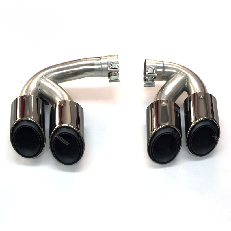 Asign - High Quality for Porsche Cayenne 9Y0 2018-2025 Stainless Steel Car Exhaust Tip Hybrid Exhaust Muffler Tailpipe Upgrade
