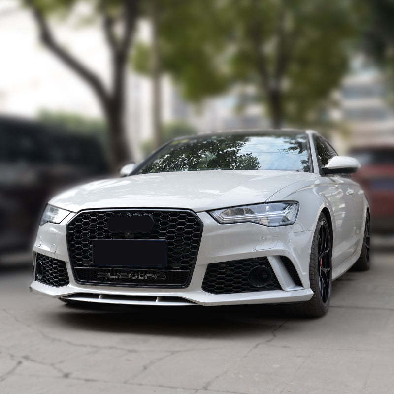 2016-2018 Audi RS6 Honeycomb Grille With Lower Mesh Quattro For Audi A6 S6 C7.5