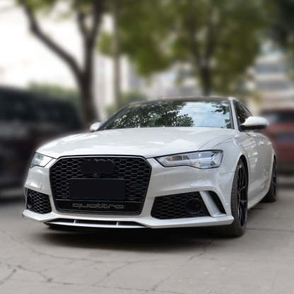 2016-2018 Audi RS6 Honeycomb Grille With Lower Mesh Quattro For Audi A6 S6 C7.5