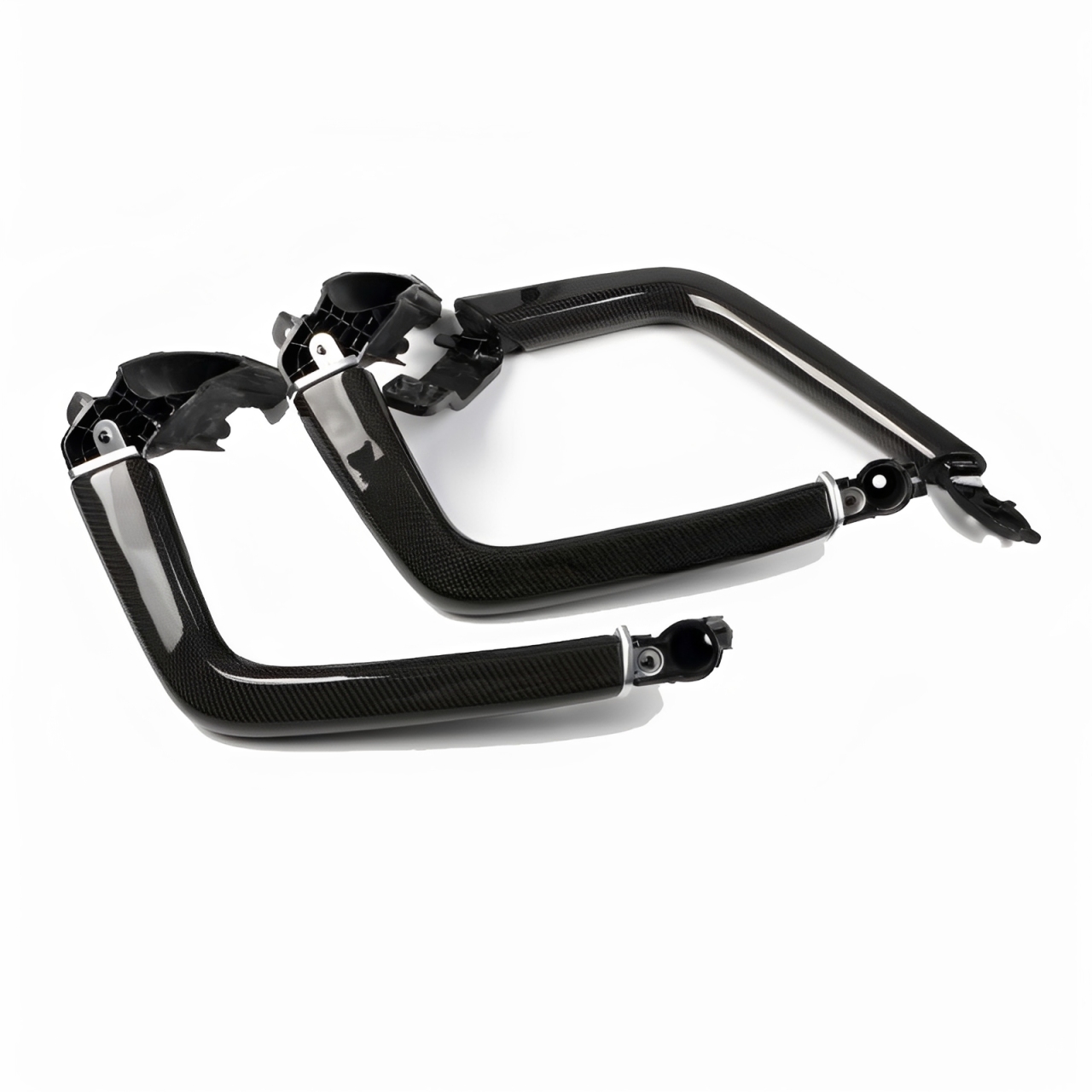 Asign Carbon Fiber Center Console Armrest Trim Set (6-Piece) for Porsche Cayenne (2018–2024, 9A0)