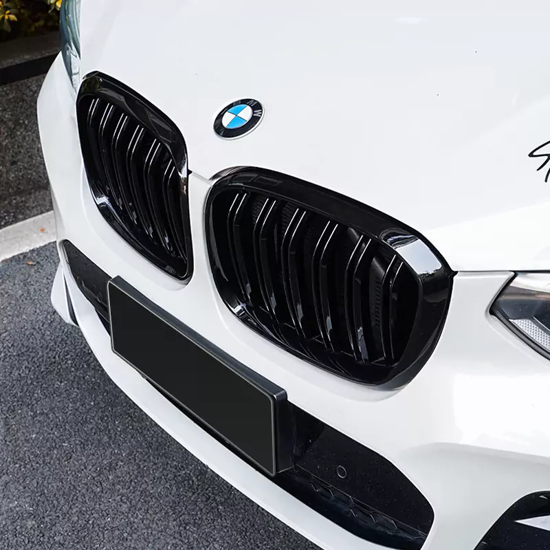 Asign BMW X3 X4 G01 G02 Carbon Fiber Gloss Black Dual Slat Grille