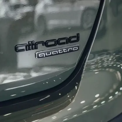 Asign Audi Blackout Rear Emblem Replacement Black Audi Lettering Badge For All Models - A4 A5 S4 S5 Q3 Q5 Q7 RS7