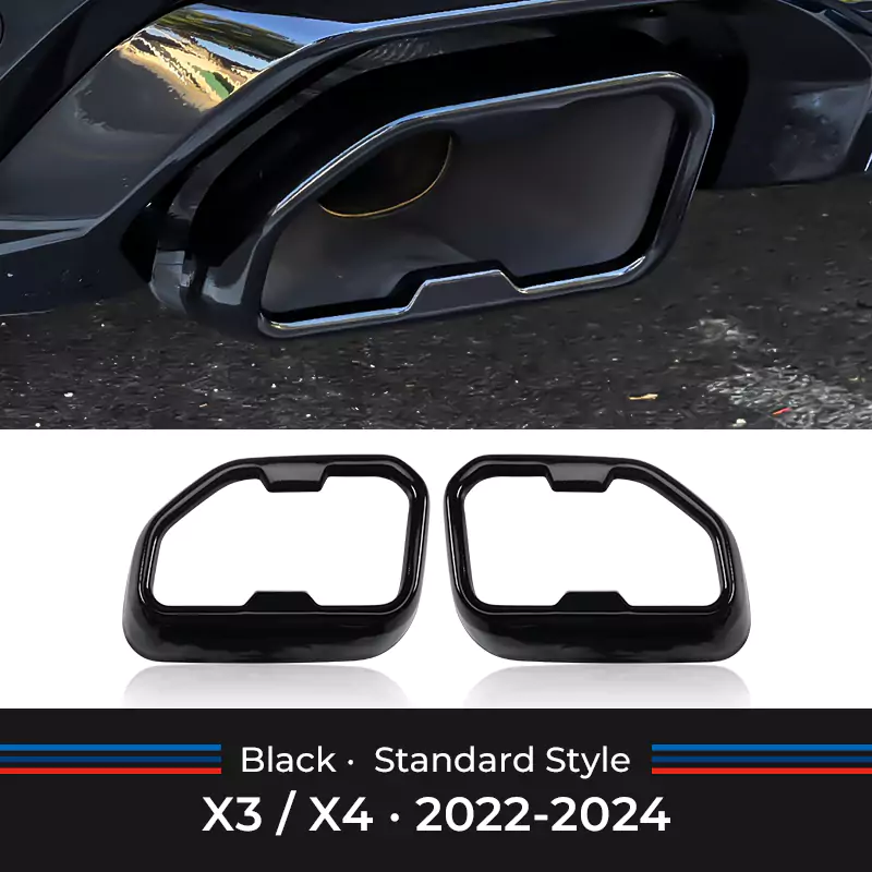 Asign BMW Gloss Black Rear Pipe Protective Cover