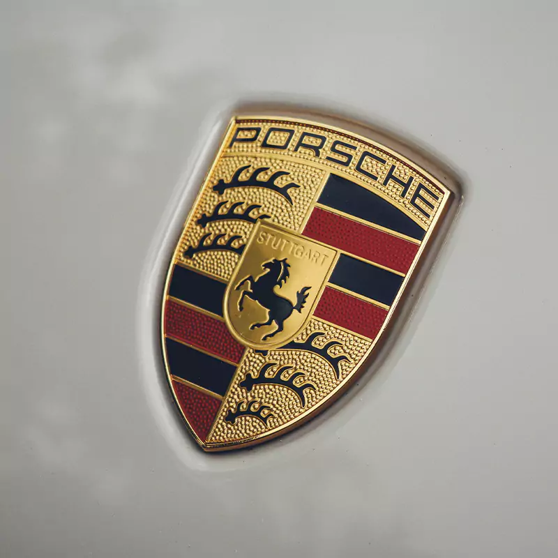 Asign Front Hood Crest Emblem for Porsche-Multiple Finishes