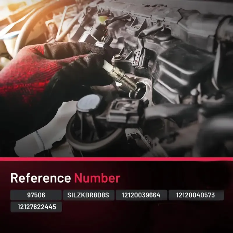 Asign 97506 Platinum Iridium Spark Plugs for BMW M2 M3 M4 M5 X3 X5 335i 535i 750i