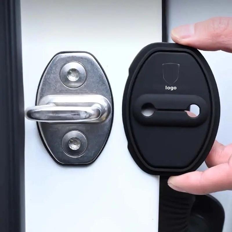 Asign Silicone Anti-Rust Shock-Absorbing Door Lock Covers For Porsche