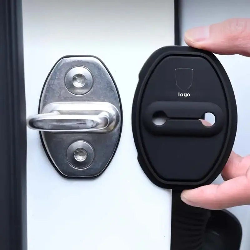 Asign Silicone Anti-Rust Shock-Absorbing Door Lock Covers For Porsche
