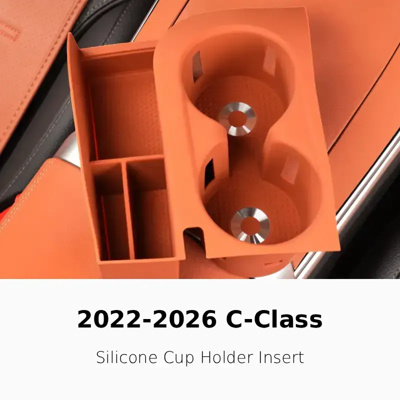 Asign Silicone Center Console Storage Box For 22-26 C-Class W206 / 24-26 E-Class W214 / 23-26 GLC X254