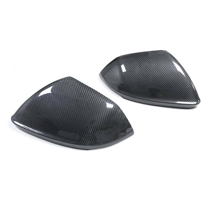 2019+ Audi Q8 SQ8 RSQ8 Carbon Fiber Mirror Caps For Audi Q8 SQ8 RSQ8 4M