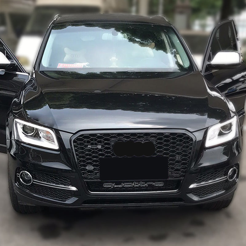 2013-2018 Audi RSQ5 Honeycomb Grille With Lower Mesh Quattto For Audi Q5 SQ5 8R.5/B8.5