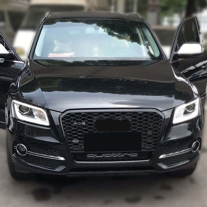 2013-2018 Audi RSQ5 Honeycomb Grille With Lower Mesh Quattto For Audi Q5 SQ5 8R.5/B8.5