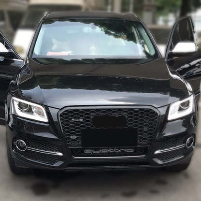 2013-2018 Audi RSQ5 Honeycomb Grille With Lower Mesh Quattto For Audi Q5 SQ5 8R.5/B8.5