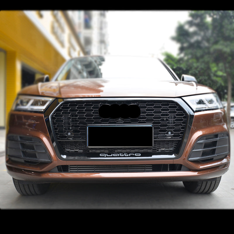2019-2021 Audi RSQ5 Honeycomb Grille With Lower Mesh Quattto For Audi Q5 SQ5 B9