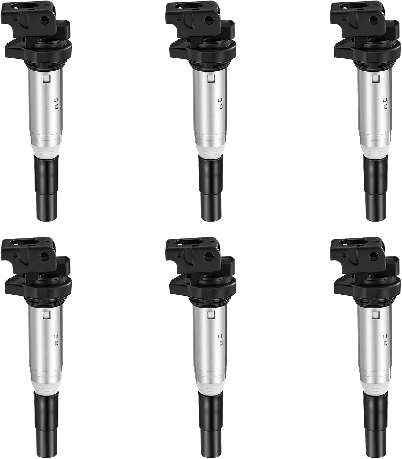 Asign 6PCS Ignition Coil Pack UF571 Compatible with BMW 128i, 328i, 335i, 528i, 535i, 740i, 750i, X3, X5, Z4 (2006-2016), Replaces# 12137594937, 12138647689