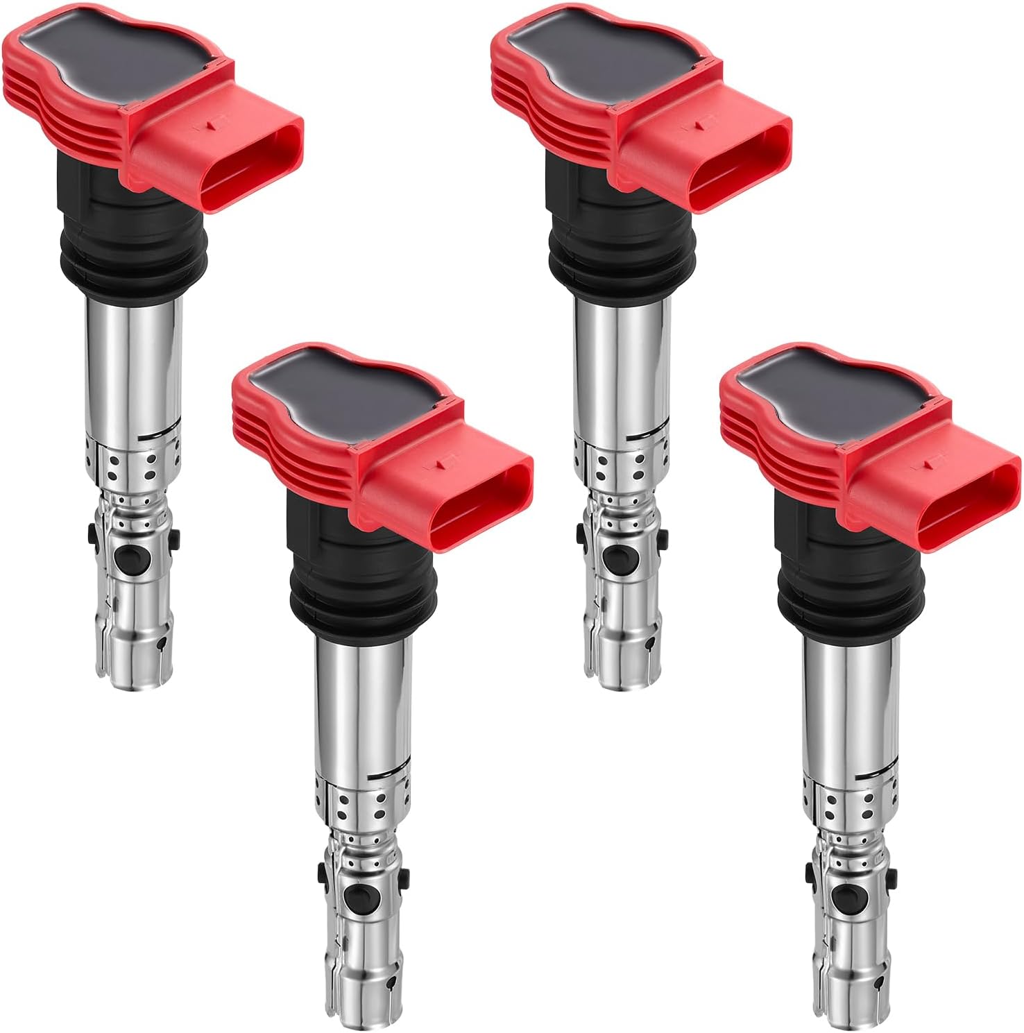 Asign 4PCS Ignition Coils Fits For Audi  2002-2005 A4/A6, 2002-2006 A4 Quattro, 2004-2005 A6 Quattro 3.0L L6