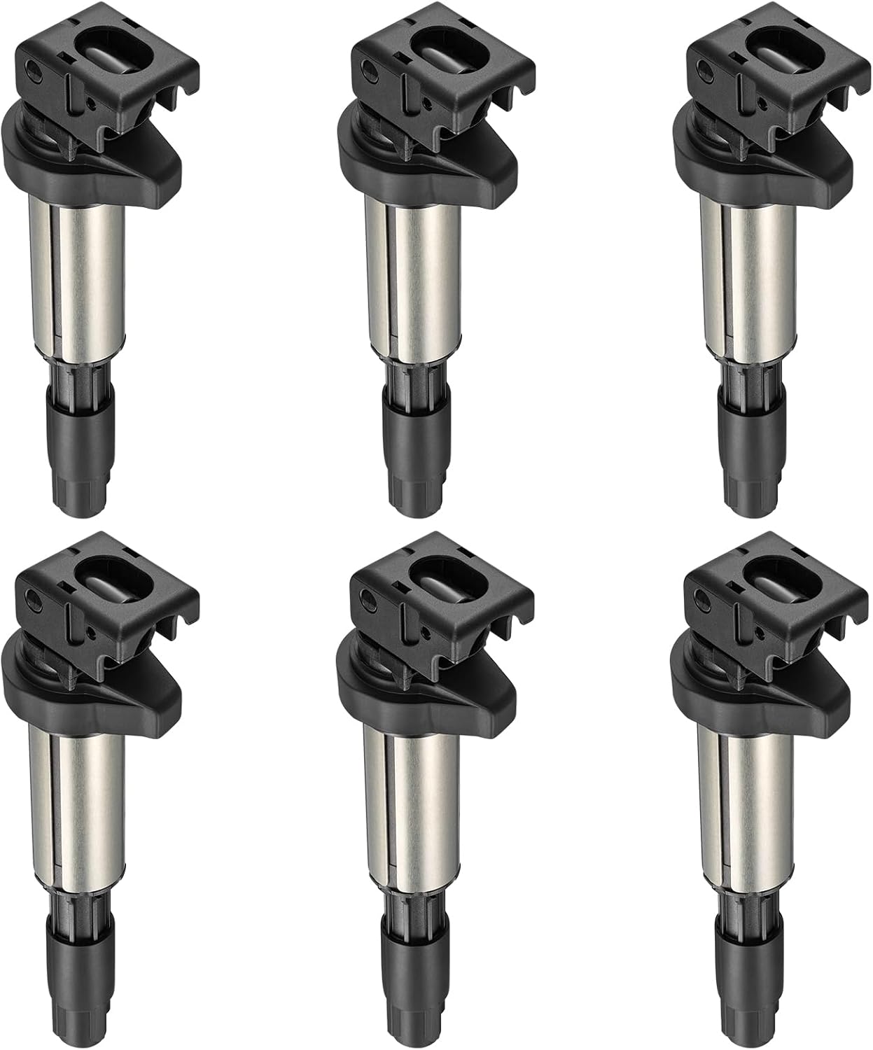 Asign 6PCS Ignition Coil Pack UF522 Compatible with BMW 325i, 330i, 525i, 530i, X3, X5, Z4, M3 (2002-2008), Replaces# 12131712219, 12137551260