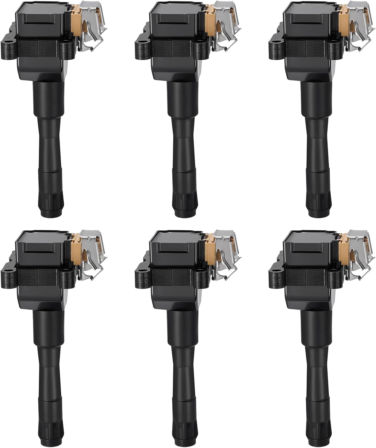Asign 6PCS Ignition Coil Pack UF226 Compatible with BMW 318i, 325i, 525i, 540i, 740i, 840Ci (1992-2001), Replaces# 12131730766