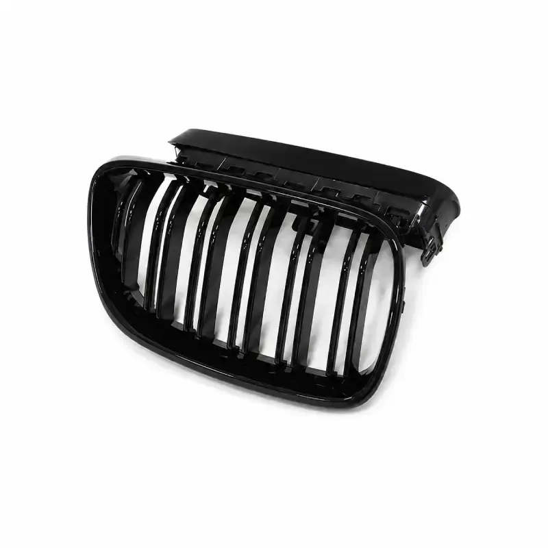 Asign BMW Double-Slat Replacement Kidney Grille Pair — Gloss Black or Real Carbon Fiber