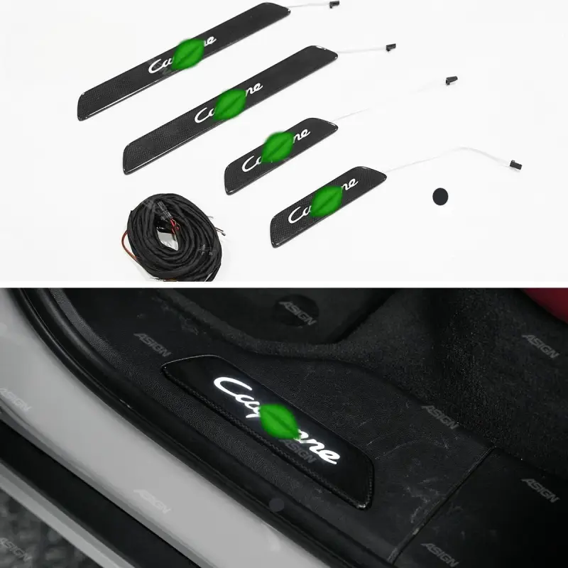 Asign - Door Sill with Light Car Accessories Car Parts Car Interior Accessory for 2018-2024 Cayenne