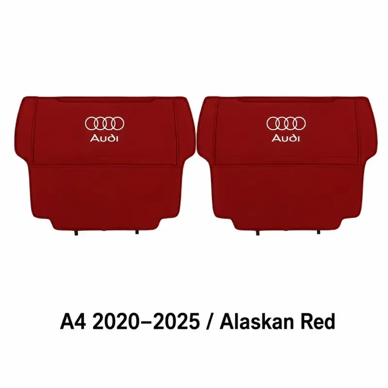 Asign Seat Back Storage Organizer Half-Cover for Audi Vehicles – Leather-Like Rear Seat Pocket