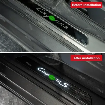 Asign - Door Sill with Light Car Accessories Car Parts Car Interior Accessory for 2018-2024 Cayenne