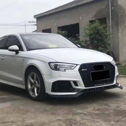 2017-2019 Audi RS3 Front Bumper For A3/S3 8V.5 Body Kits With ACC Honeycomb Grille Front Lip For | RS3 Bumper