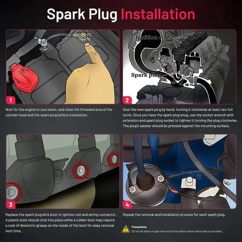 Asign 7563 Platinum Iridium Spark Plugs For Porsche Cayenne/Audi A3/VW Touareg