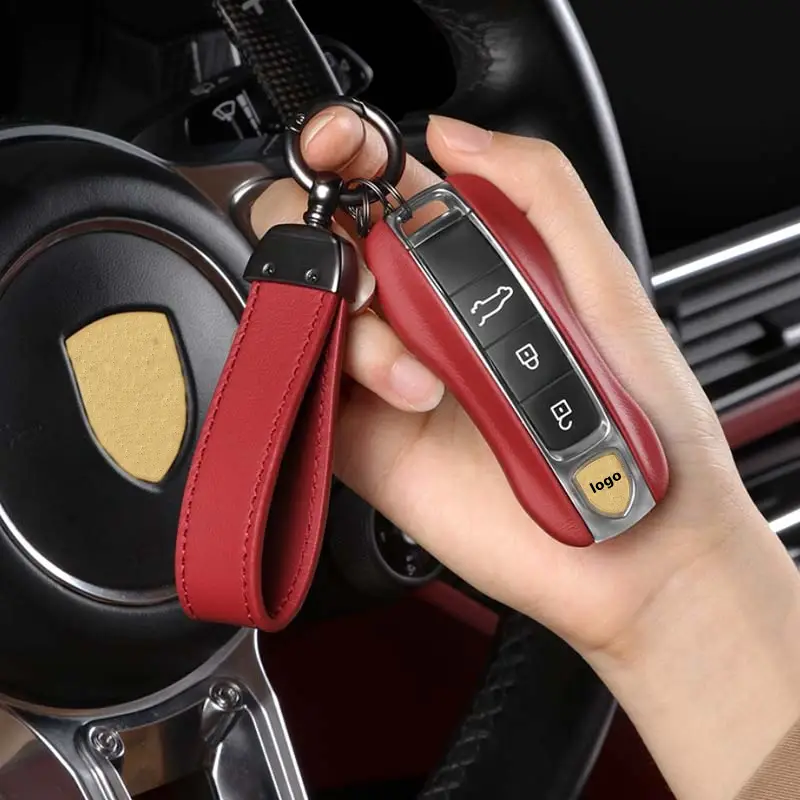 Asign Leather Key Fob Cover for Porsche – OEM-Style Leather Replacement