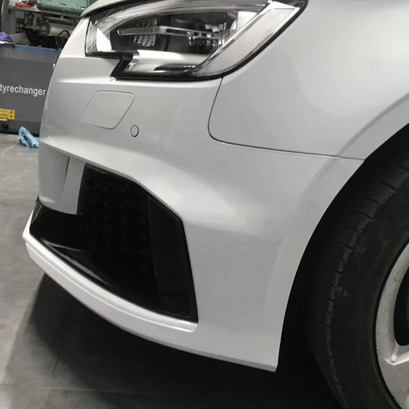 2017-2019 Audi RS3 Front Bumper For A3/S3 8V.5 Body Kits With ACC Honeycomb Grille Front Lip For | RS3 Bumper