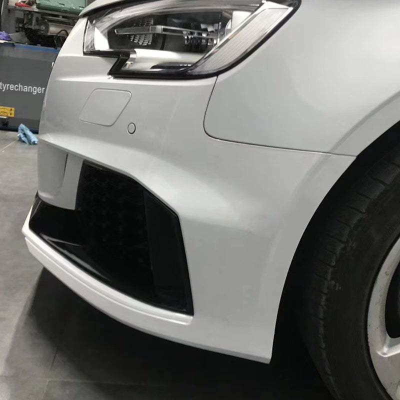 2017-2019 Audi RS3 Front Bumper For A3/S3 8V.5 Body Kits With ACC Honeycomb Grille Front Lip For | RS3 Bumper