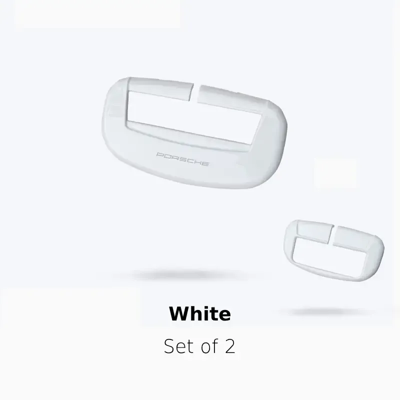 Asign Premium Seat Belt Buckle Cover For Porsche Panamera/Macan/Taycan/911/718/Cayenne