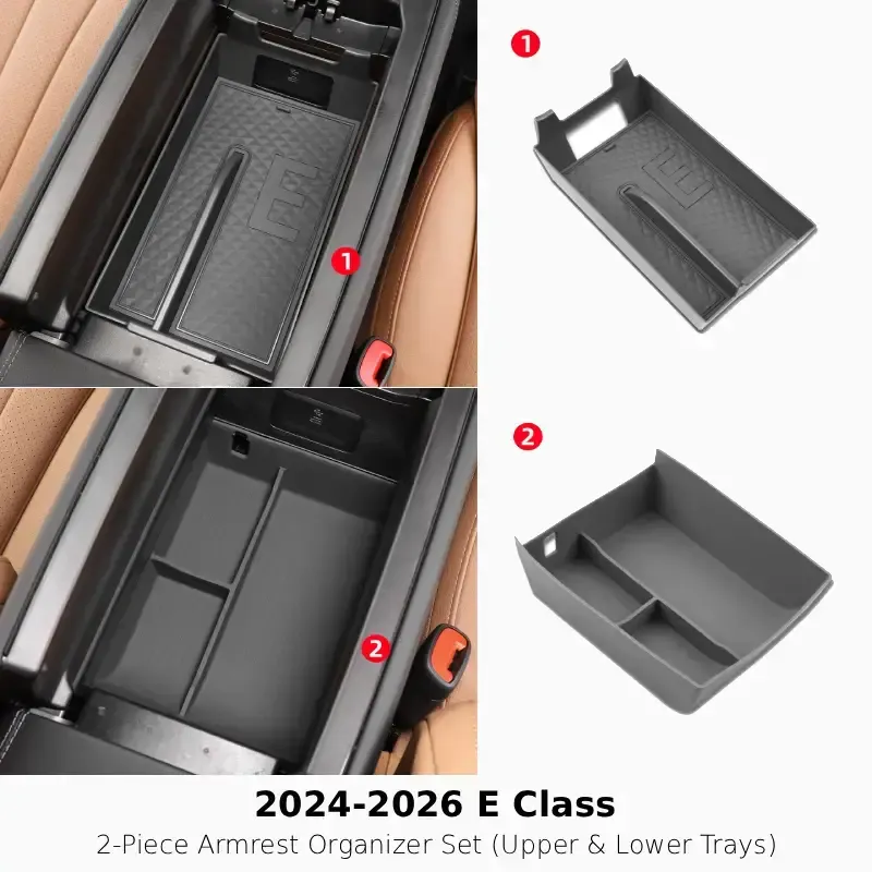 Asign Silicone Center Console Storage Box For 22-26 C-Class W206 / 24-26 E-Class W214 / 23-26 GLC X254