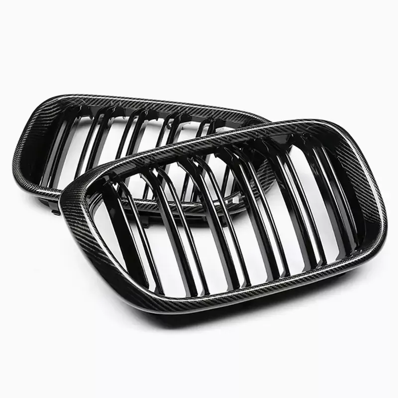 Asign BMW X3 X4 G01 G02 Carbon Fiber Gloss Black Dual Slat Grille
