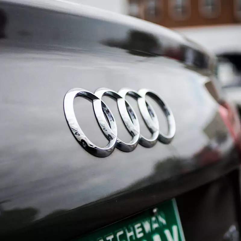 Asign OEM Replacement Silver Audi Emblem for All Models