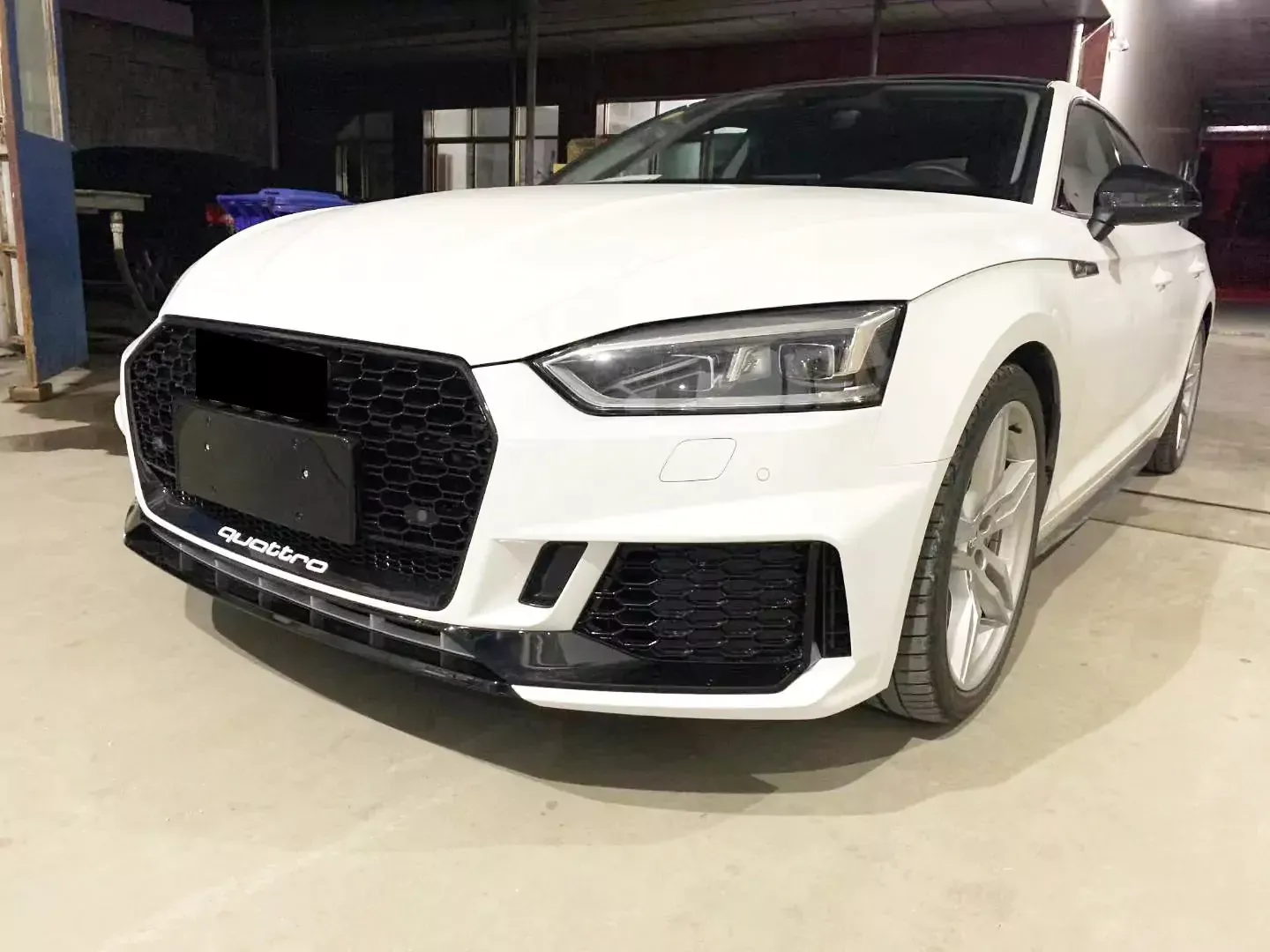 2017-2019 Asign RS5 Honeycomb Grille With Lower Mesh Quattro For Audi A5 S5 B9