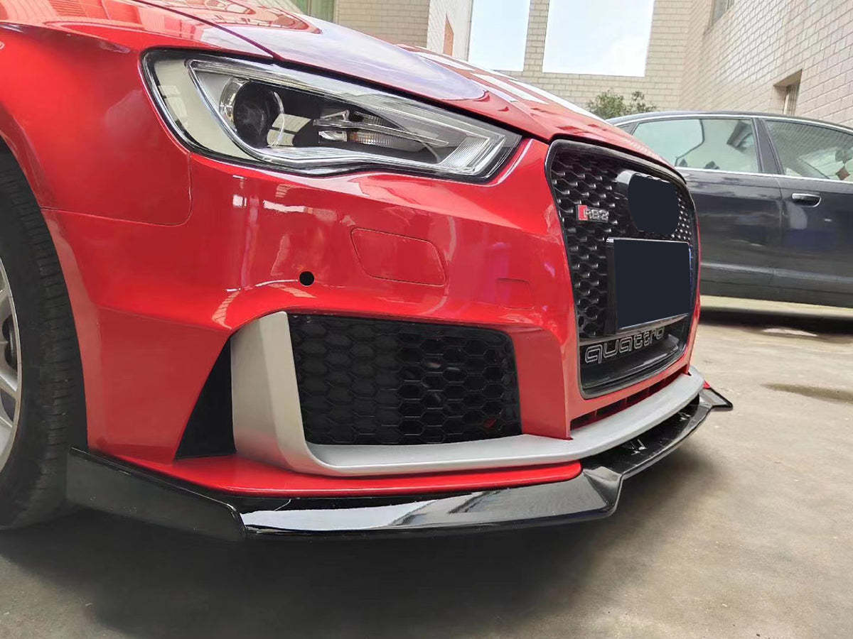 2013-2016 Audi RS3 Front Bumper For A3/S3 8V Body Kits With Honeycomb Grille Front Lip | RS3 Bumper