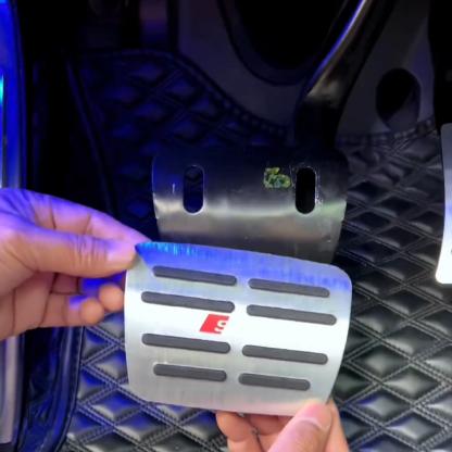 Asign Non-Slip Pedal Cover Set for Audi A3 A4 A6 Q3 Q5 – Gas, Brake & Footrest Upgrade