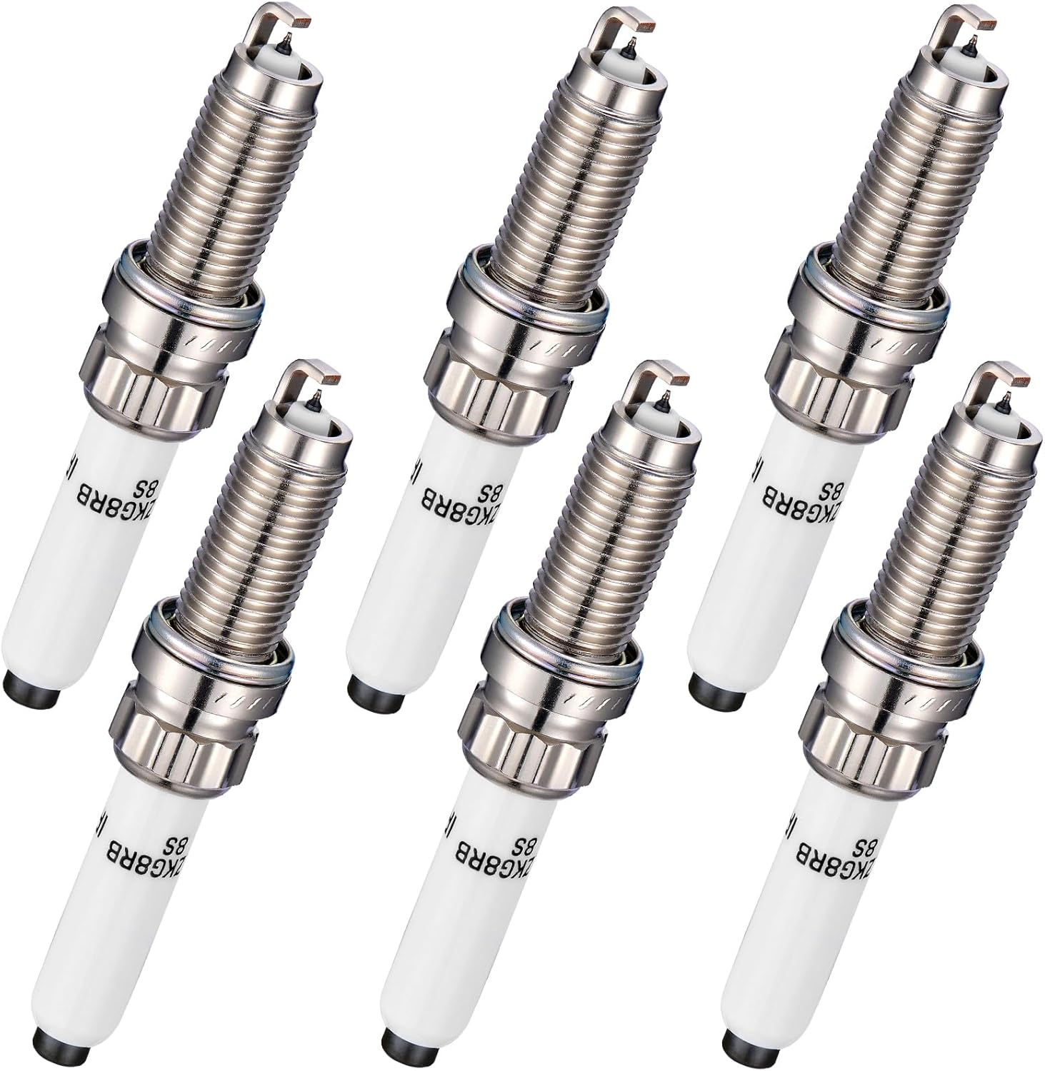 Asign 6PCS Platinum Iridium Spark Plugs 94201 Compatible with BMW 230i, 330i, 430i, 530i, 740e, X1, X2, X3, X4 (2016-2020), Replaces# 12120041666, SILZKGR8B8S