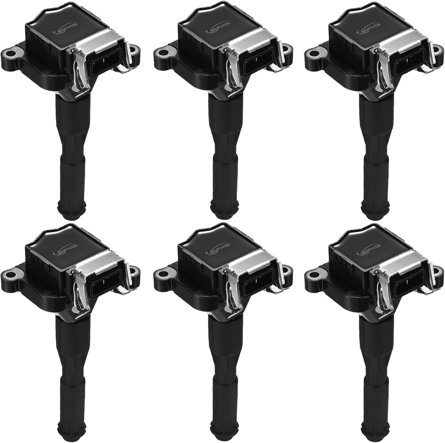 Asign 6PCS Ignition Coil Pack UF354 Compatible with BMW 330i, 530i, X5, M3, M5, Z3, Z4, Z8 (1996-2003), Replaces# 12131703227, 12137599218