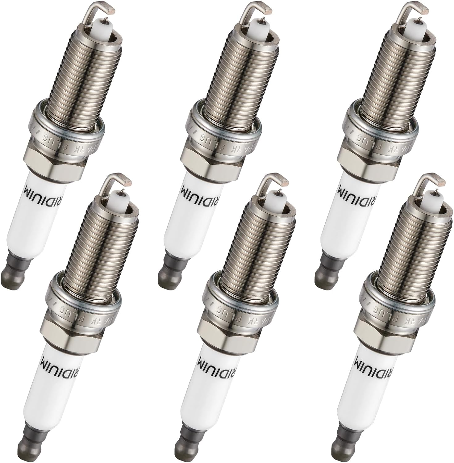 Asign 6PCS Iridium Spark Plugs ILZFR6D11 Compatible with BMW 128i, 325i, 328i, 330i, 525i, 528i, 530i, X3, X5, Z4 (3.0L L6), Replaces# 12120032137