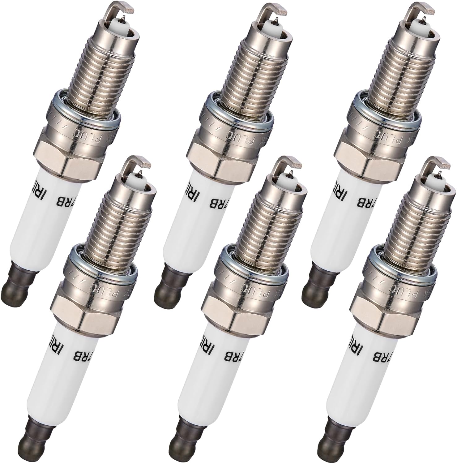 Asign 6PCS Platinum Iridium Spark Plugs 7563 for Audi A3 Quattro, TT Quattro 3.2L V6 (2004-2009)
