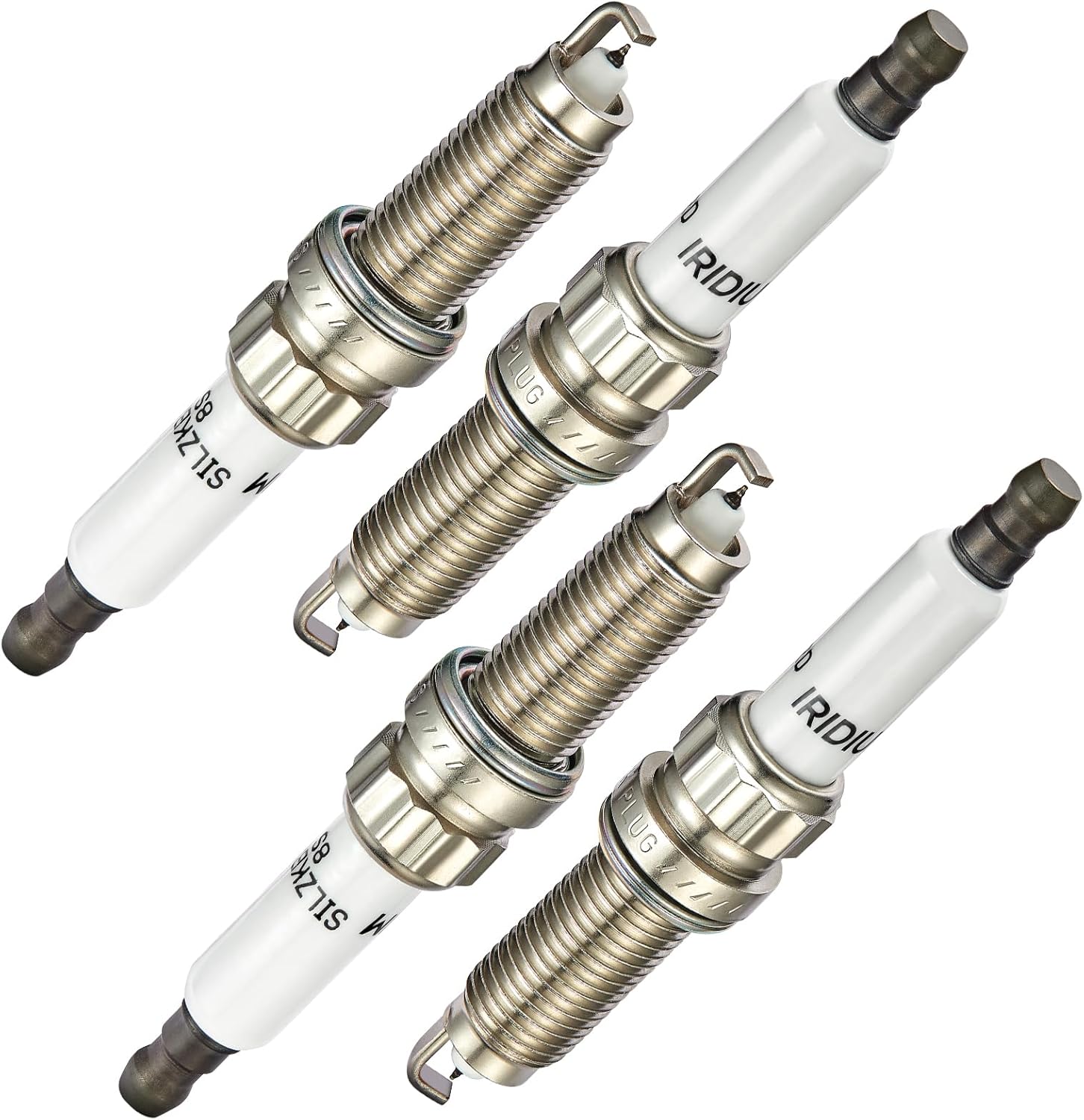 Asign 4PCS Iridium Spark Plugs 97506 Compatible with BMW 228i, 320i, 328i, 428i, 528i, X1, X3, X4, X5, Z4 (2.0L L4), Replaces# 12120039664, SILZKBR8D8S
