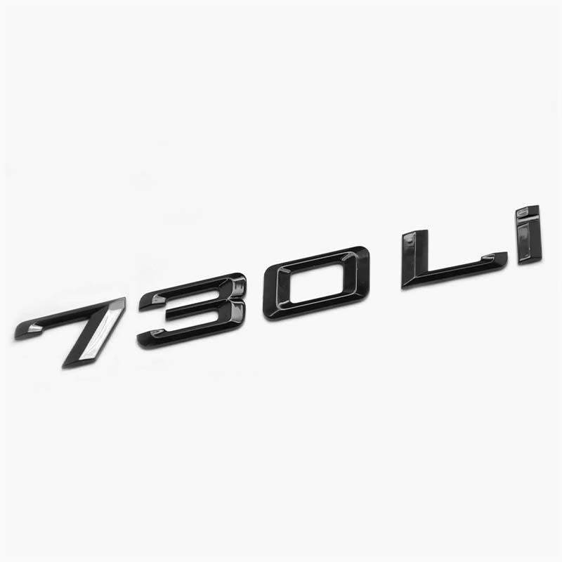 Asign 3D Sport Badge Kit for BMW - ABS Black Chrome/Carbon Fiber