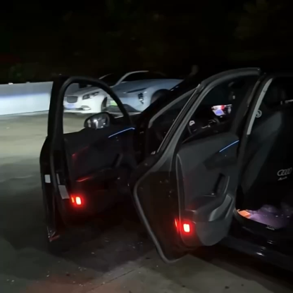 Asign Car Door Warning Light For Audi