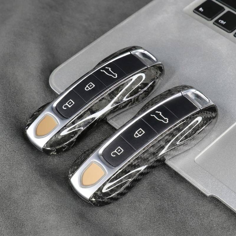 Asign Real Carbon Fiber Key Case Clip for Porsche