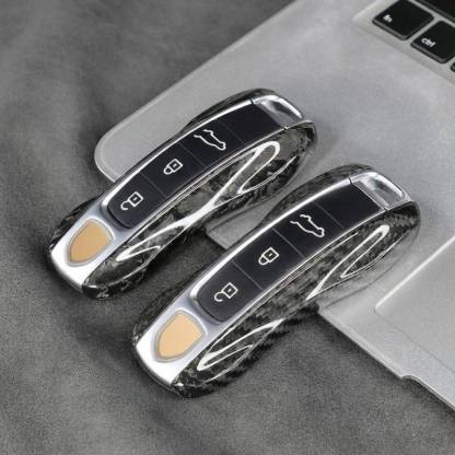Asign Real Carbon Fiber Key Case Clip for Porsche