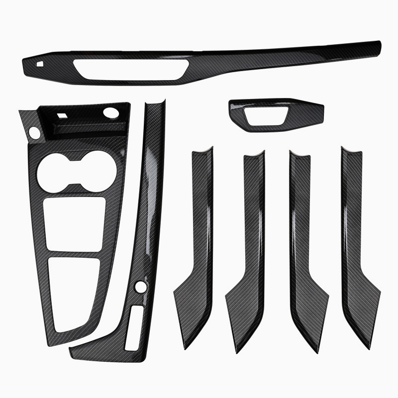 Asign Peel-and-Stick Center Console Trim Carbon Fiber For Audi A4/S4/A5 – No Drilling, Just Stick!