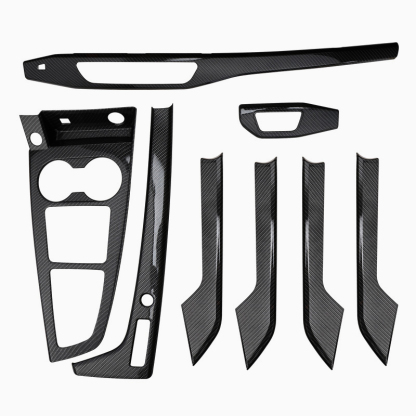 Asign Peel-and-Stick Center Console Trim Carbon Fiber For Audi A4/S4/A5 – No Drilling, Just Stick!
