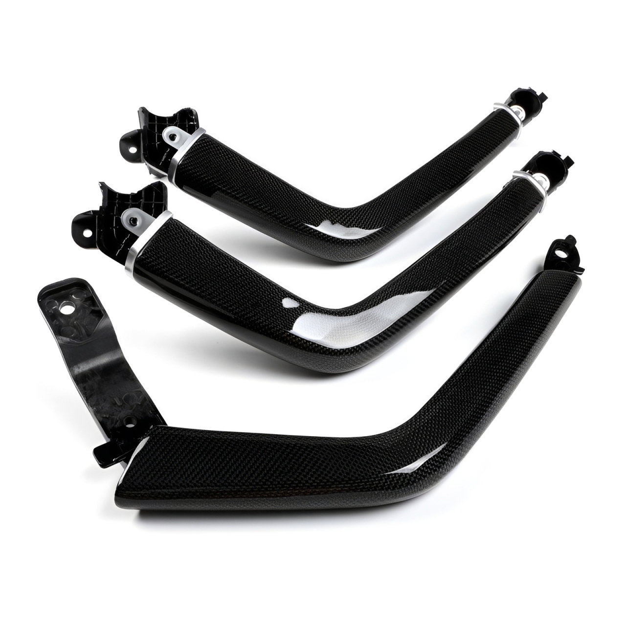 Asign Carbon Fiber Center Console Armrest Trim Set (6-Piece) for Porsche Cayenne (2018–2024, 9A0)